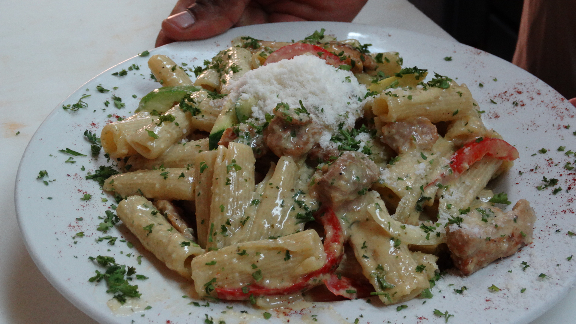 Vegetable Tumble Pasta Vegetable Tumble Pasta